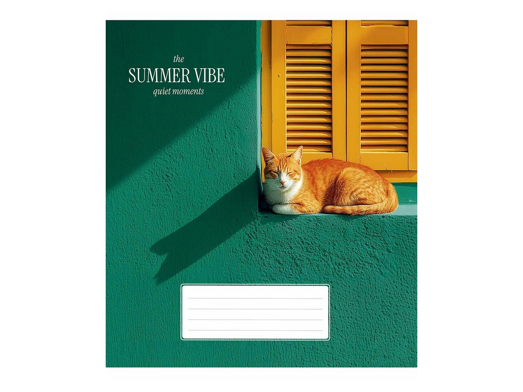 Зошит у лінію Summer Vibe, 48 аркушів, 5 видів (ціна за 1шт), Школярик
