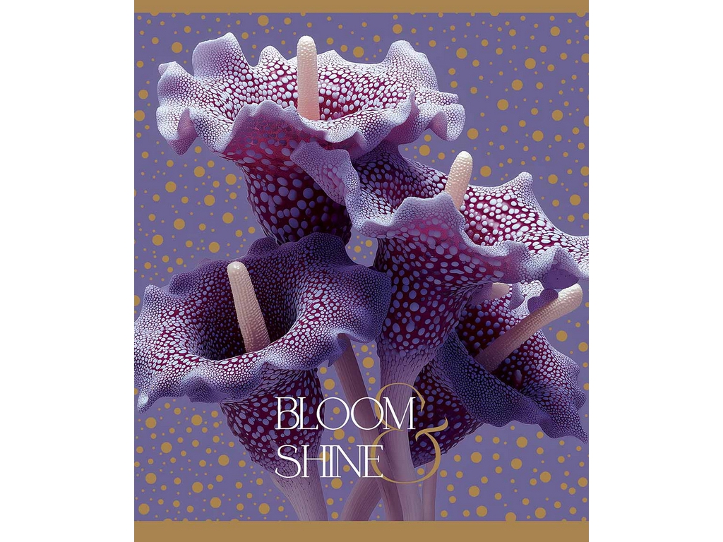 Тетрадь общая в клетку Школярик Magic Flowers, 60 листов, микс видов, цена за 1 шт