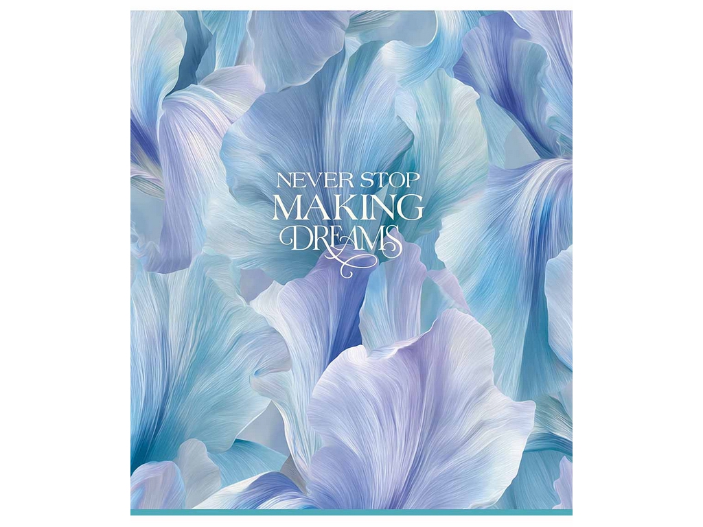 Зошит загальний у клітинку Star Flower Patterns 060-3752K, 60 аркушів, мікс, ціна за 1 шт