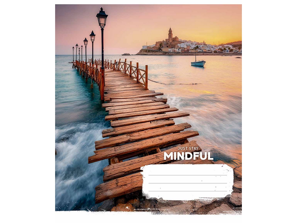 Зошит загальний у клітинку Star Just Stay Mindful 060-3764K, 60 аркушів,  мікс, ціна за 1 шт
