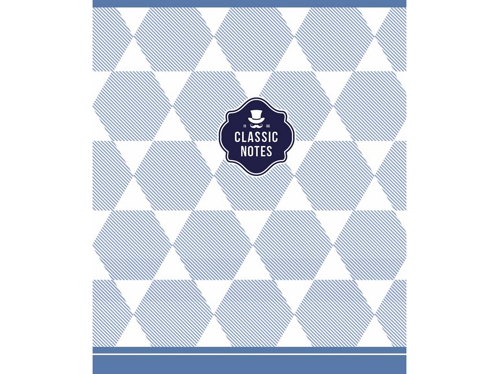 Тетрадь общая в линию Школярик Classic Notes, 96 листов, микс видов, цена за 1 шт