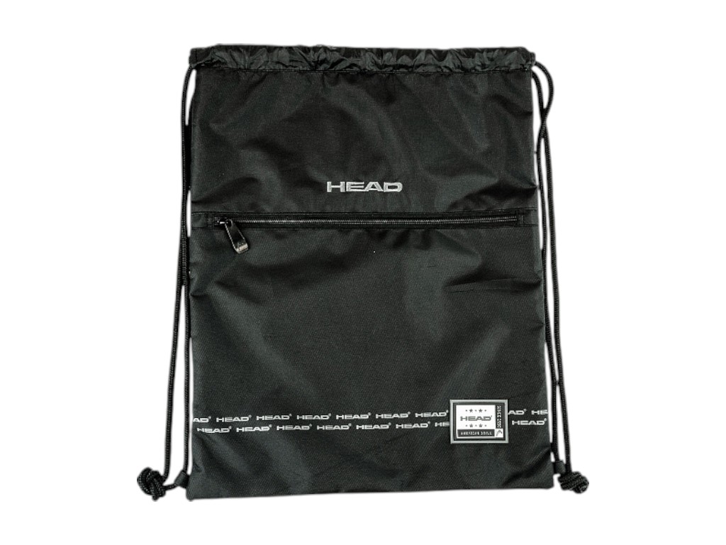 Сумка для обуви с карманом HD-417, 45x38 см, на шнурках, Head