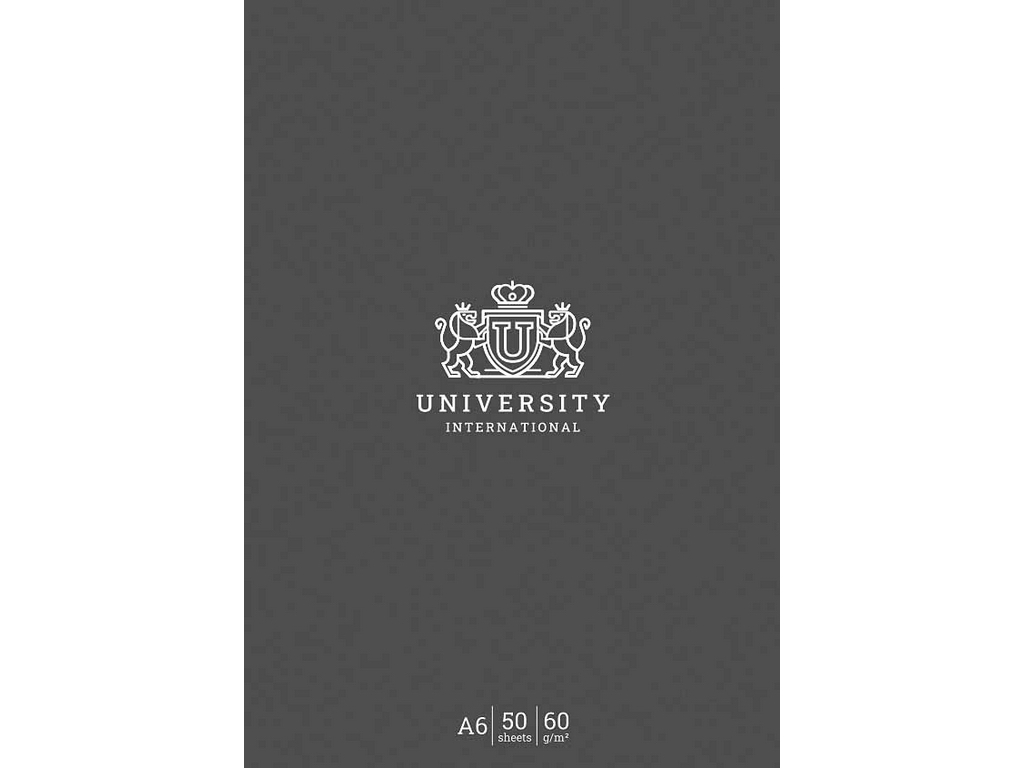 Блокнот для записів у клітинку на склейці A6 A6-GB-050-828K, 50 арк., 60 г/м2, 4 види, Школярик