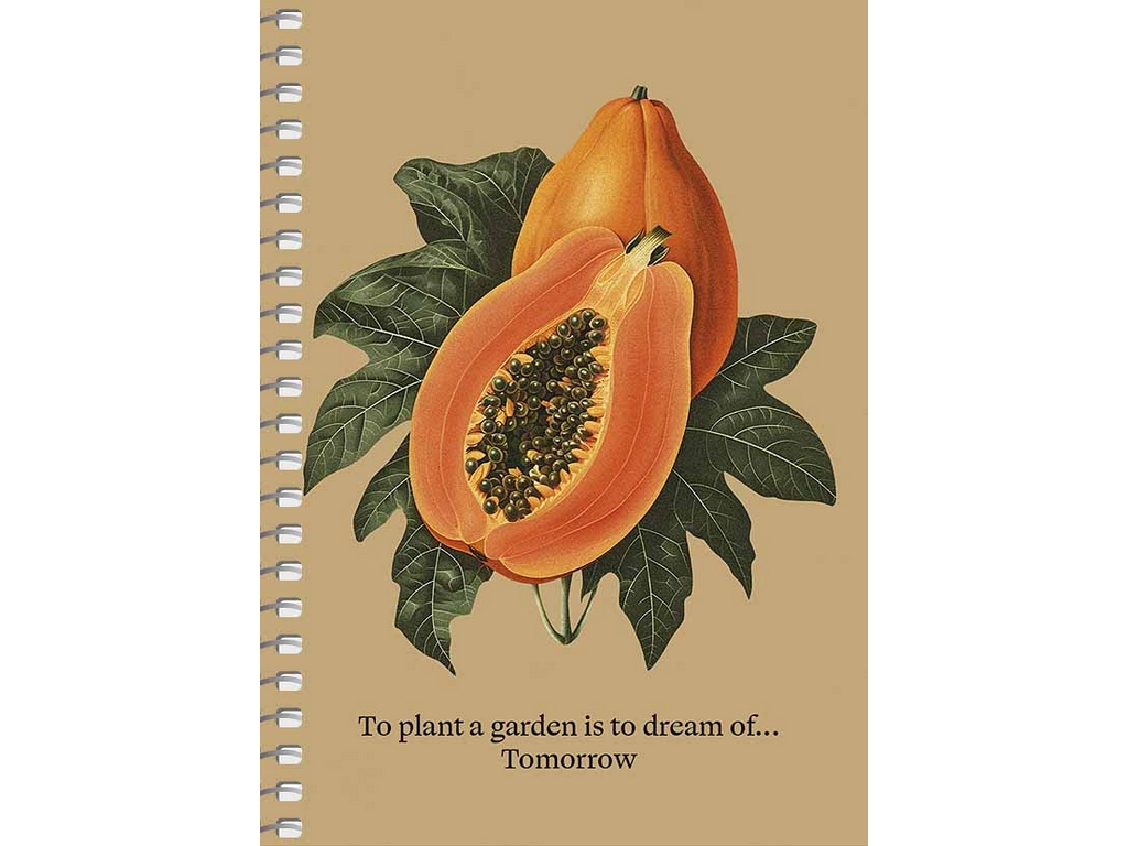 Тетрадь А6 на спирали We Grow Ideas, 80 листов, в клетку, крафт-картон, микс видов