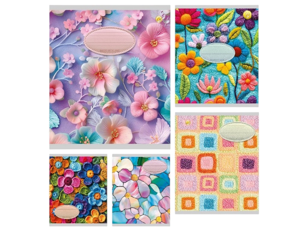 Зошит шкільний у клітинку HandMade, 24 аркуші, Тетрада ТА61305, ціна за упаковку 20 шт