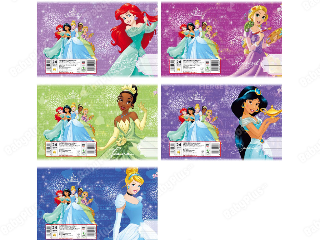 Купить Тетрадь 18 листов. Линия © Disney, серия Принцессы Диснея-3, Цена за упаковку 20 шт. недорого