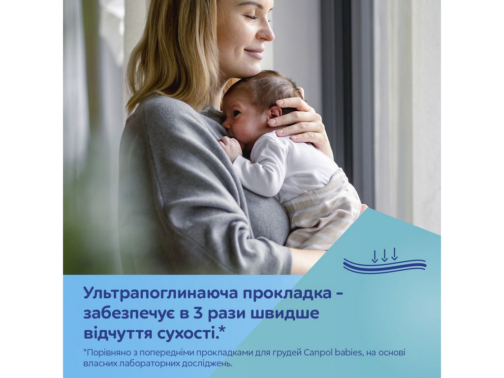 Лактационные прокладки с самоклеющейся лентой 60 шт., 1/652, Canpol Babies