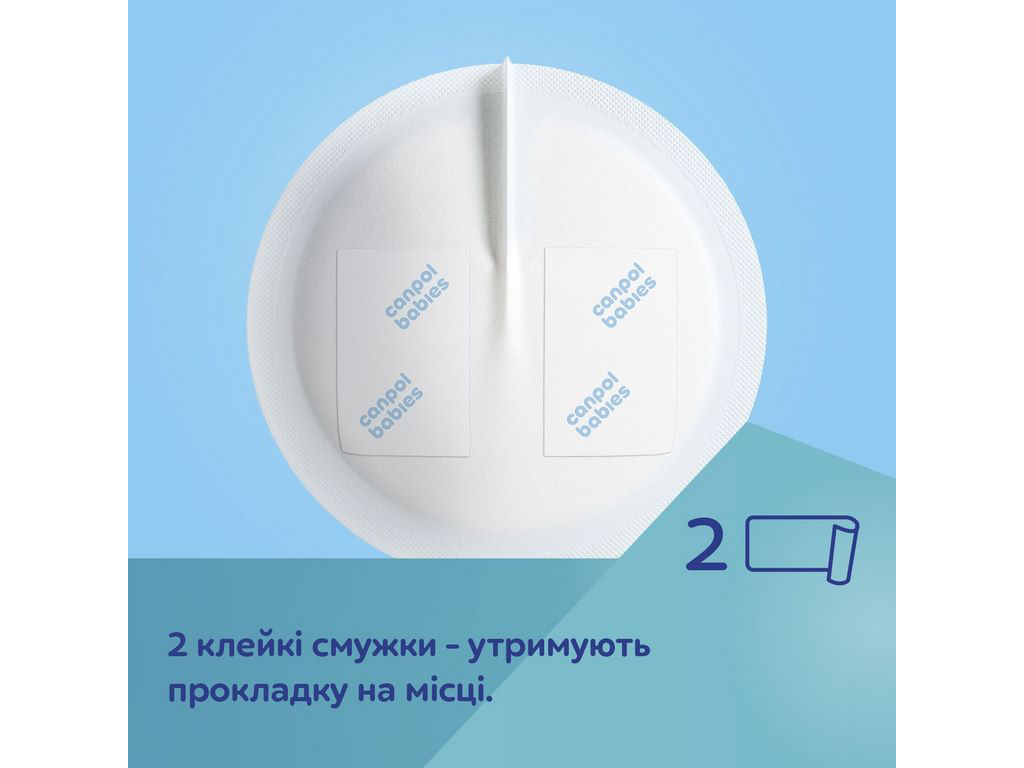 Лактационные прокладки с самоклеющейся лентой 60 шт., 1/652, Canpol Babies