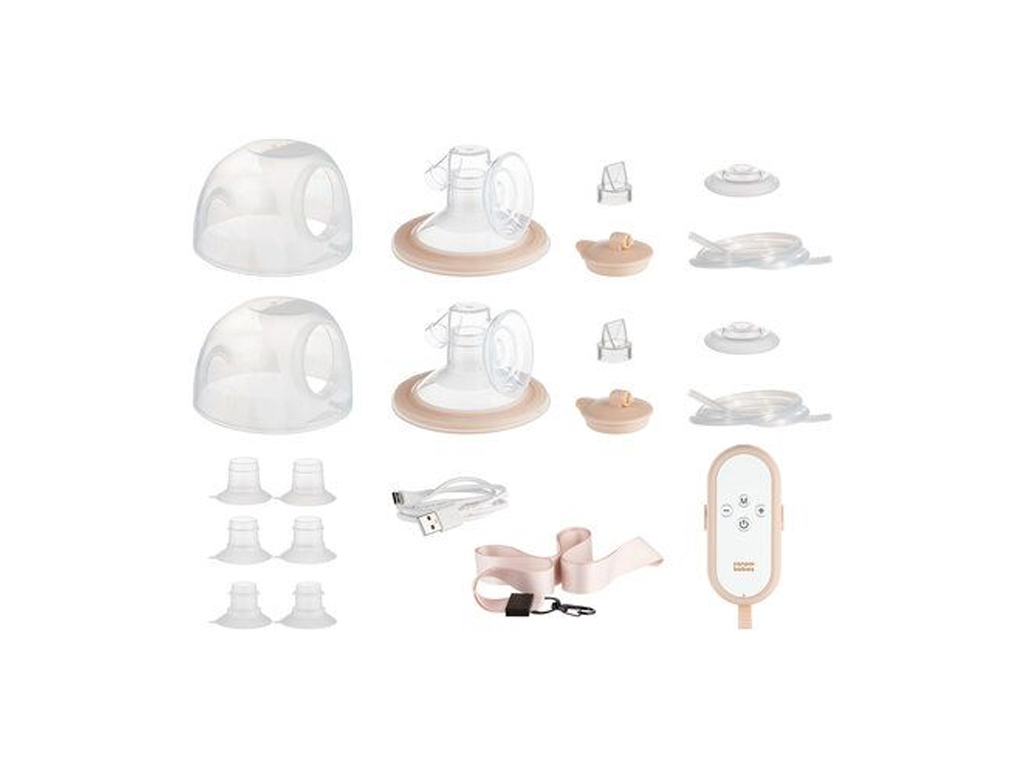 Молокоотсос двойной мобильный MilkShell, Canpol babies 20/106
