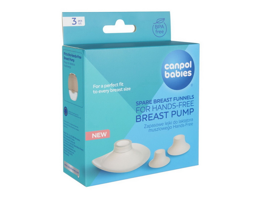 Запасные силиконовые воронки 24 мм и 21/19 мм к Hands-Free, 20/108, Canpol Babies