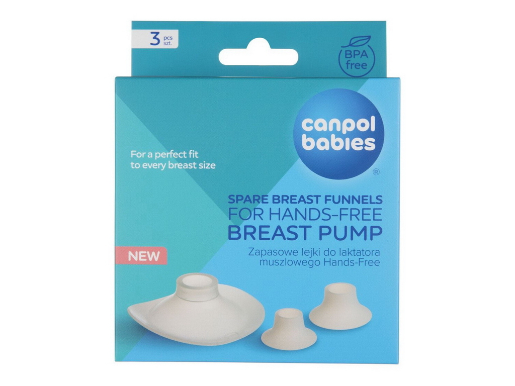 Запасные силиконовые воронки 24 мм и 21/19 мм к Hands-Free, 20/108, Canpol Babies