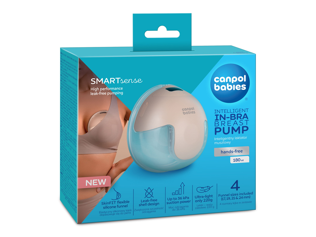 Бездротовий електричний молоковідсмоктувач SmartSense, Canpol babies 20/115