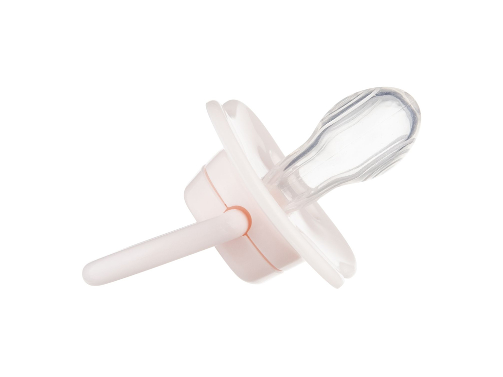 Пустышка силиконовая симметричная 0-6 м Newborn baby - розовая, Canpol babies 22/580_pin_new