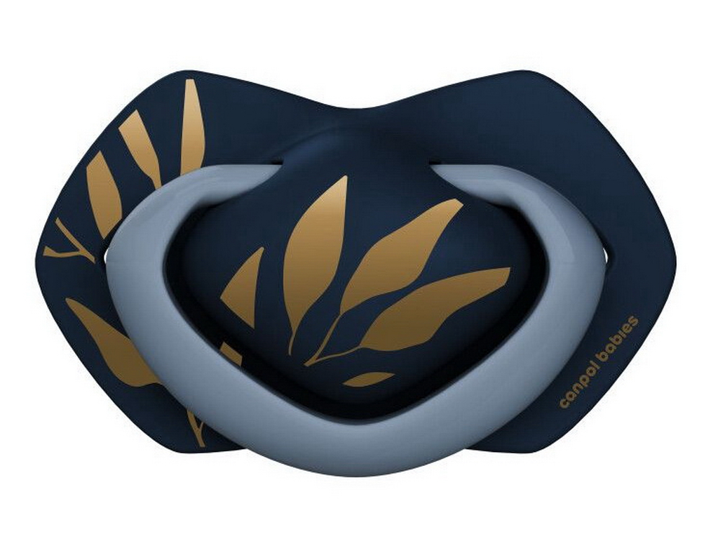Пустышка симметричная Gold, 0-6 мес, 22/664_blu, Canpol Babies