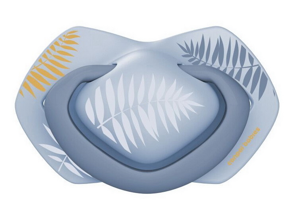 Пустышка силиконовая симметричная Gold, 2 шт, 6-18 мес, 22/665_BLU, Canpol Babies