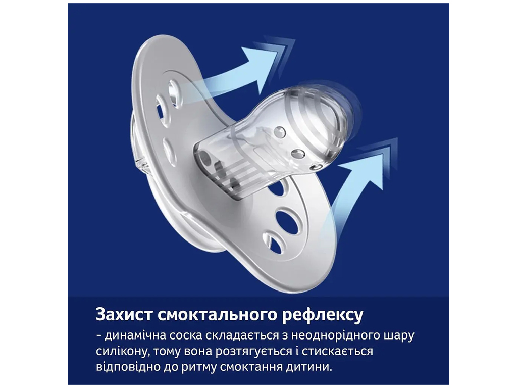 Пустышка силиконовая динамическая 6-18 месяцев 2 шт. Night&Day Girl Hedgehog, LOVI
