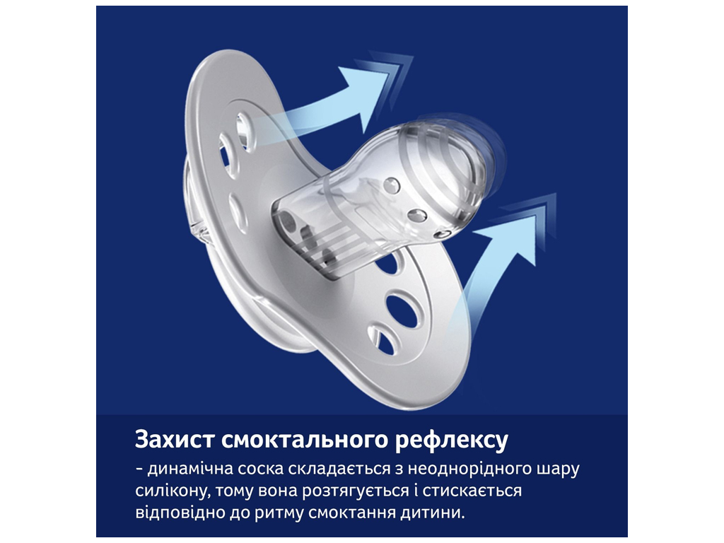Пустышка силиконовая динамическая 18+ месяцев 2 шт. Night&Day Girl Hedgehog, LOVI