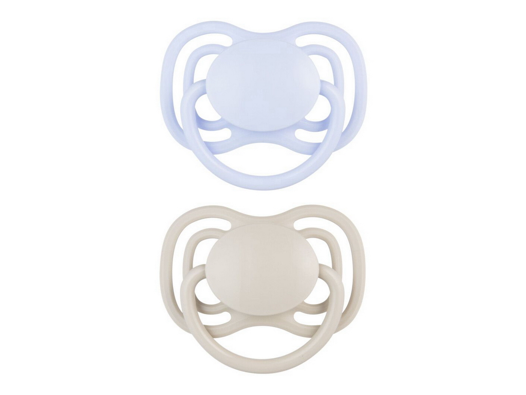 Пустышка силиконовая, Dental Air, 2 шт, 18 мес+, 23/227_BLU, Canpol Babies