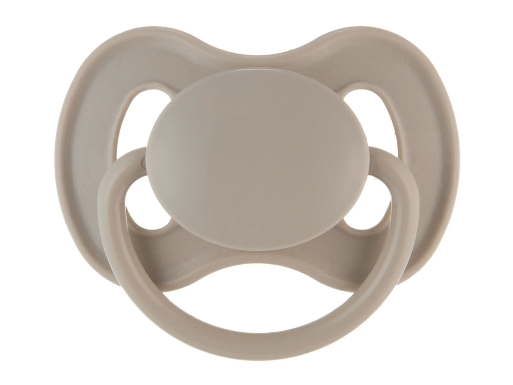 Пустышка силиконовая симметричная 18 мес+ DENTAL AIR 2 шт. - бежевая. Canpol Babies 23/230_cre