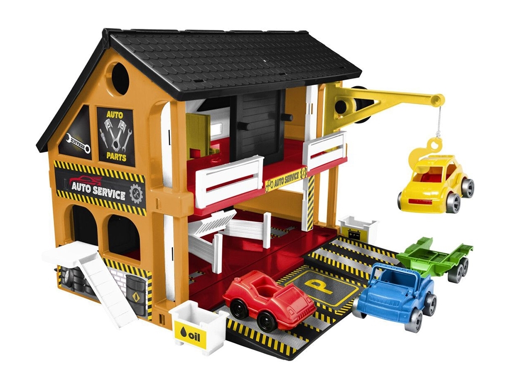 Ігровий набір автосервіс з краном Play House Wader 25471