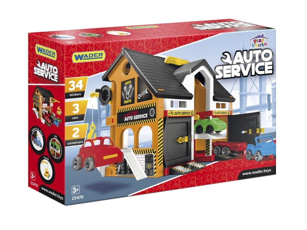 Ігровий набір автосервіс з краном Play House Wader 25471