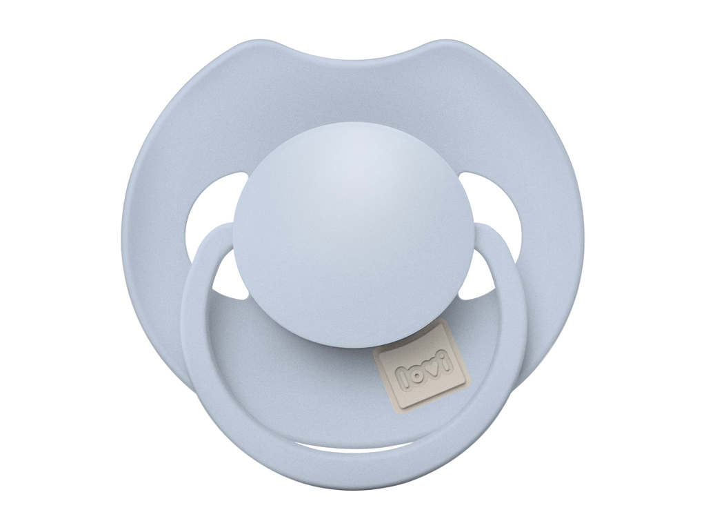 Пустышка силиконовая динамическая Prime 0-6 мес 1 шт Baby Blue. LOVI 34/416