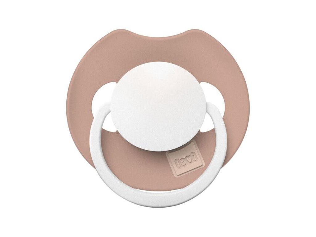 Пустышка силиконовая динамическая Prime 0-6 мес 1 шт Blush Glow, LOVI 34/436