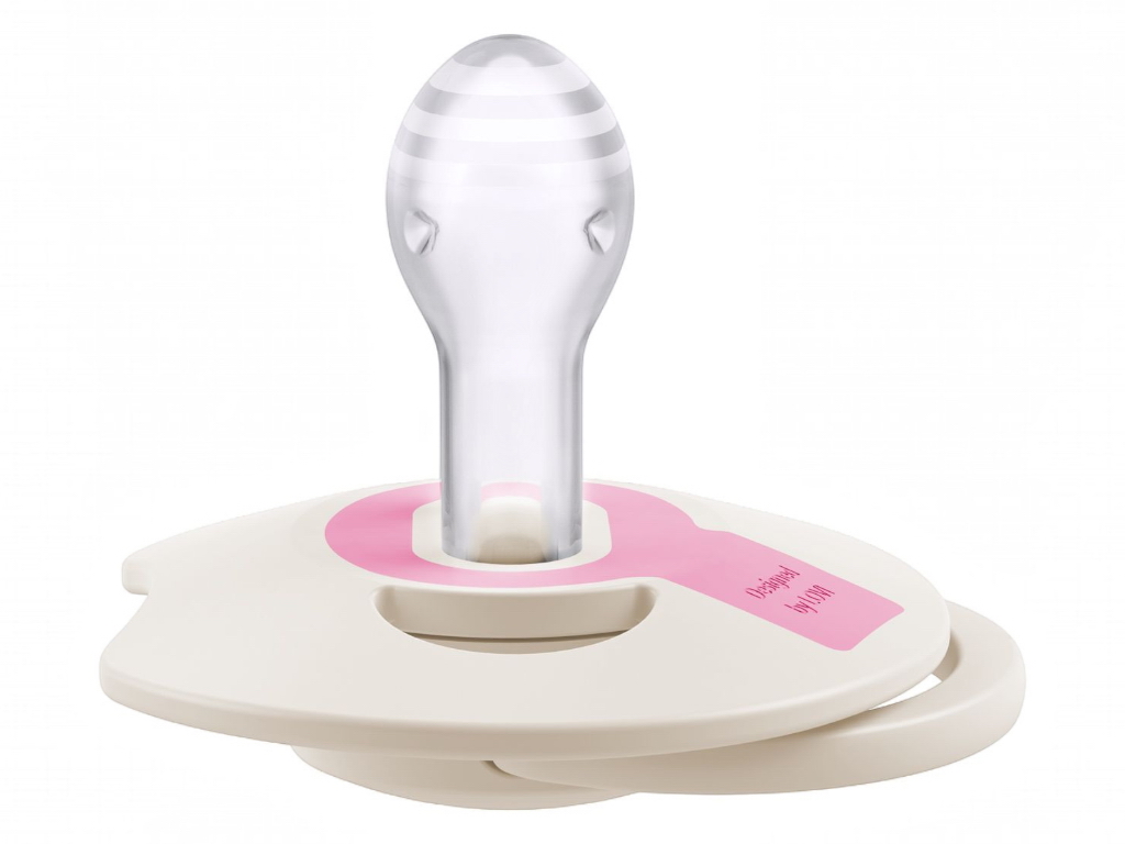 Пустышка силиконовая динамическая LOVI Prime 0-6 мес 2 шт Rose/Rose Cream, LOVI 34/454