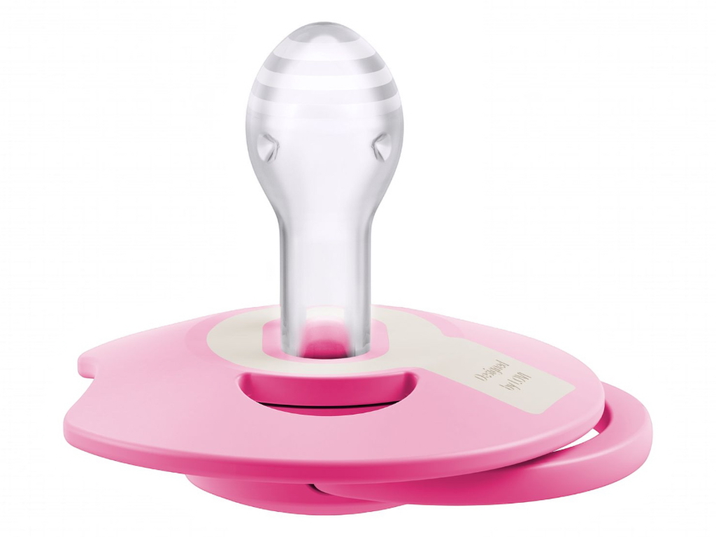 Пустышка силиконовая динамическая LOVI Prime 6-18 мес 3 шт Peony Pink, LOVI 34/455