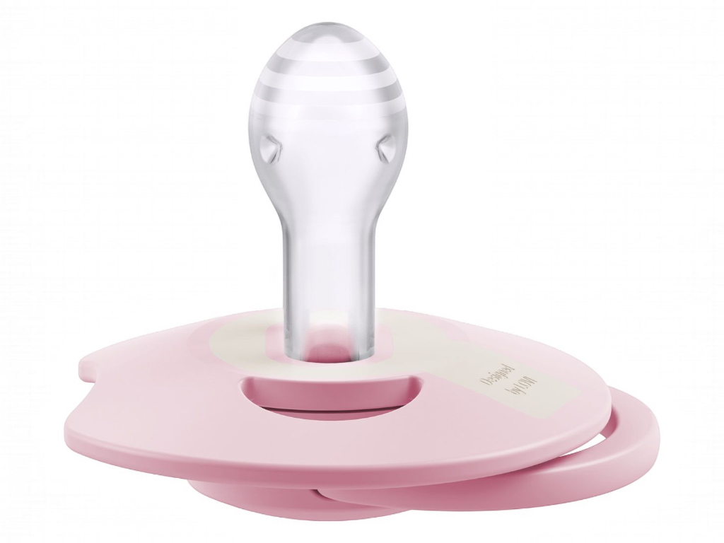 Пустышка силиконовая динамическая LOVI Prime 6-18 мес 3 шт Peony Pink, LOVI 34/455