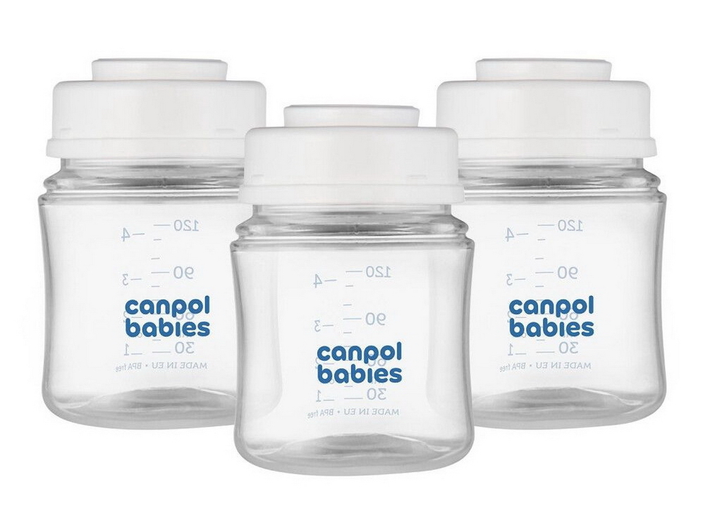 Набор бутылочек для еды и молока 3х120мл. Canpol Babies 35/235