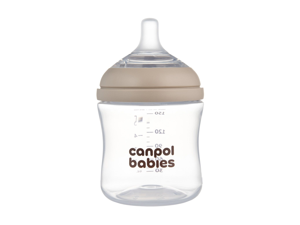 Бутылочка антиколиковая Natural Shape с соской Dual-zone 150 мл, Canpol babies 35/400