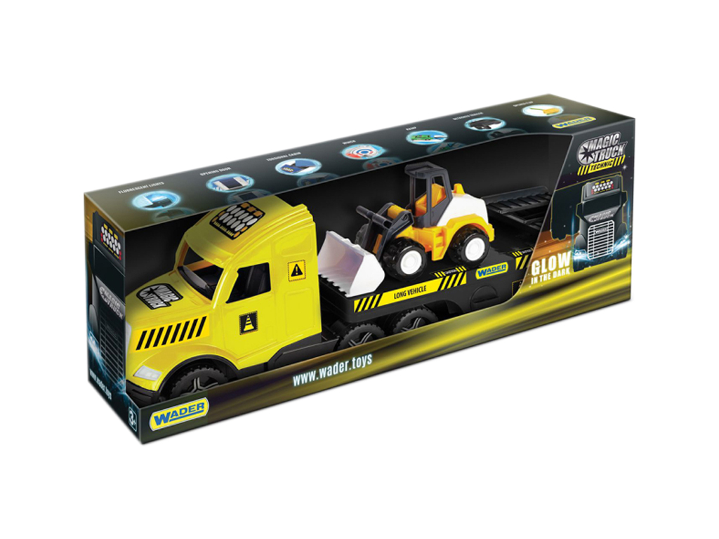 Magic Truck Technic з бульдозером. Wader 36431