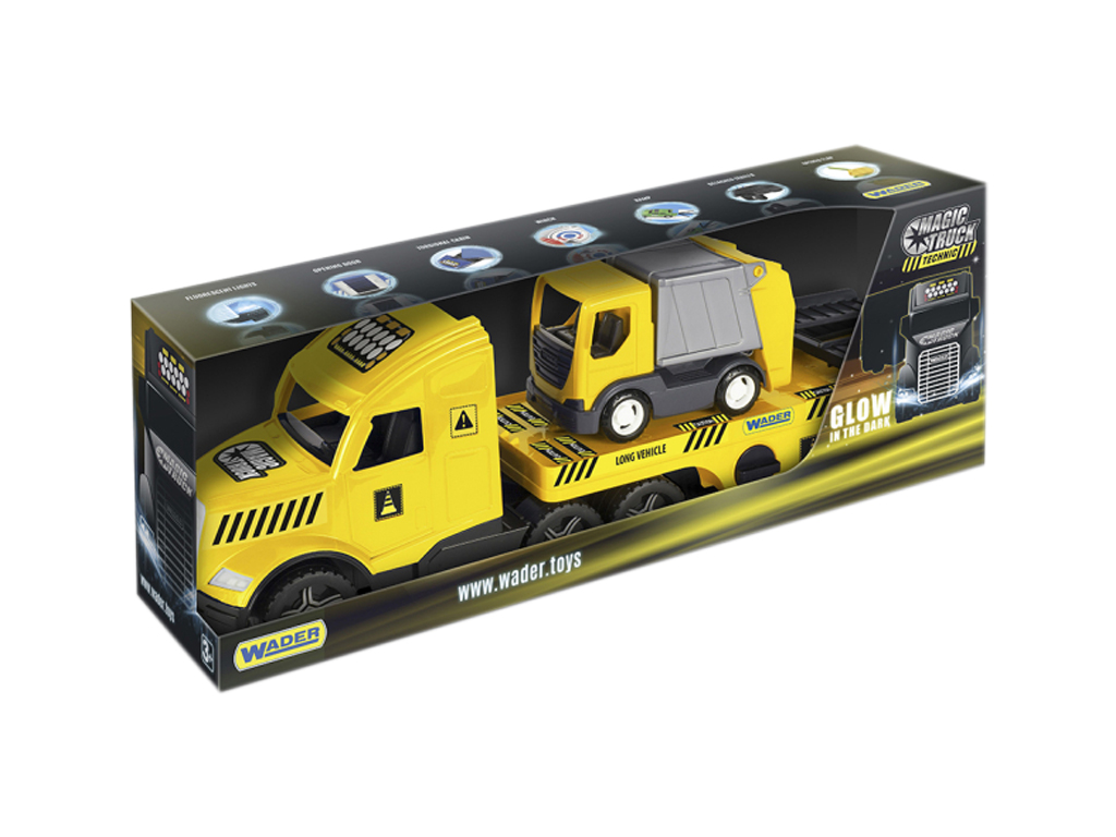 Magic Truck Technic з сміттєвозом. Wader 36441
