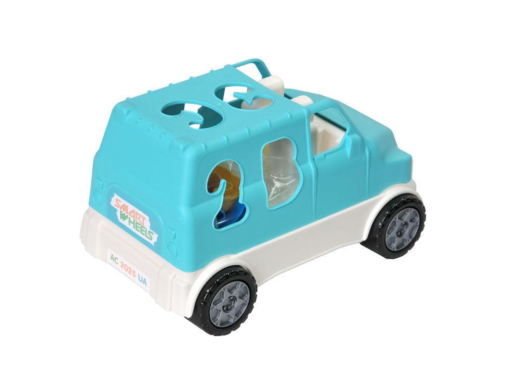 Авто Smart Wheels сортер 6 елементів бірюзовий, Tigres 40062