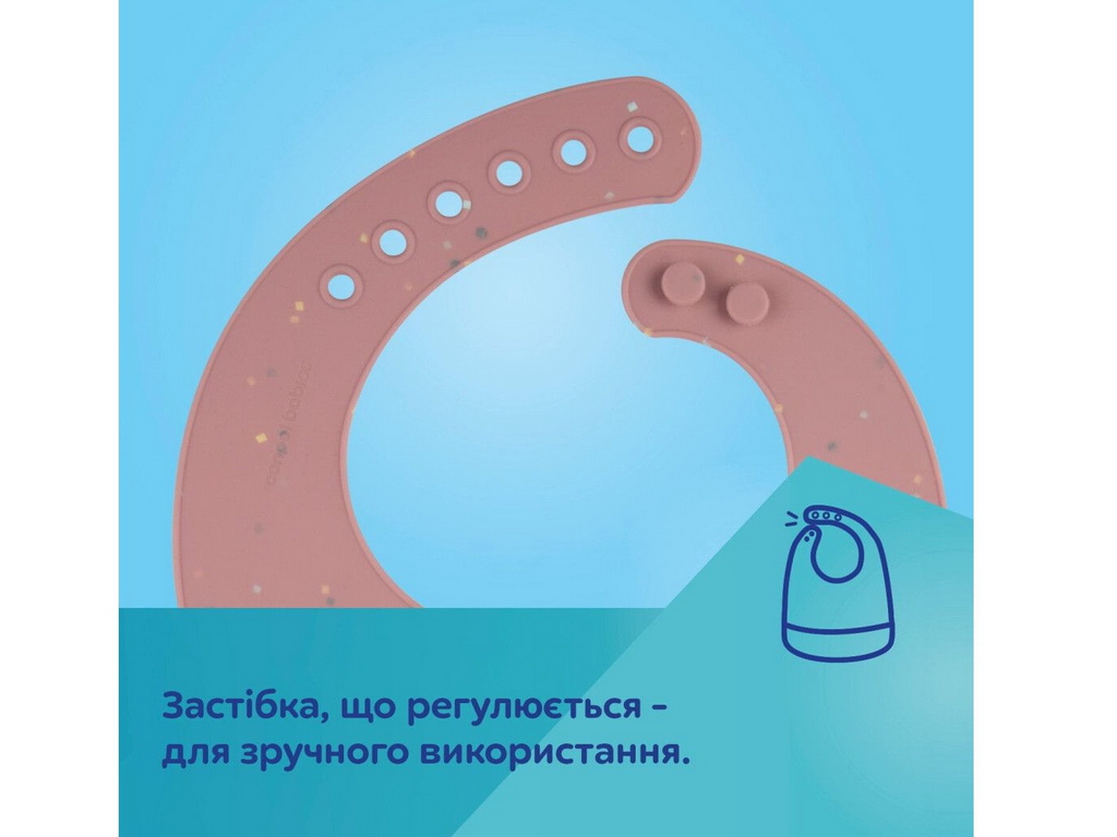 Слюнявчик силиконовый Dots с карманом, серый, 51/029_GREY, Canpol Babies