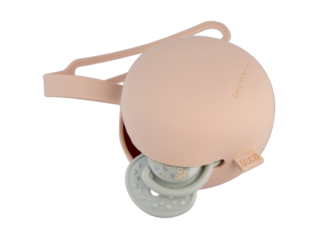 Силиконовый футляр для пустышки Nude. LOVI 51/032_pin