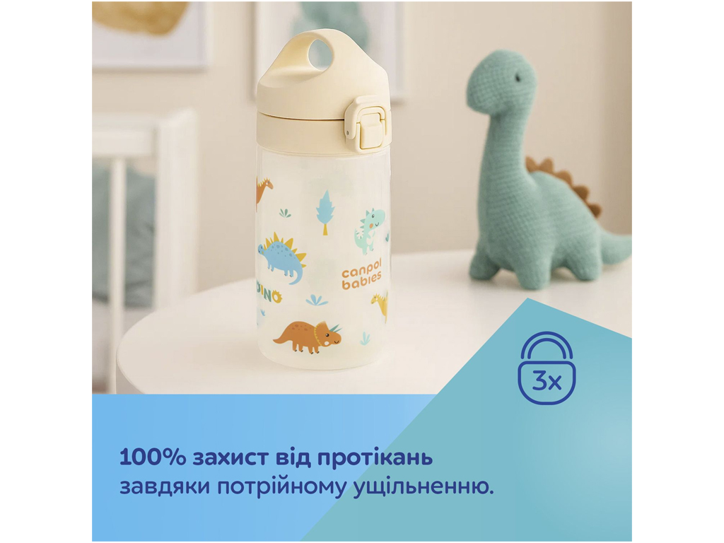Поильник детский для воды JUNIOR - розовый, Canpol babies 56/624_pin