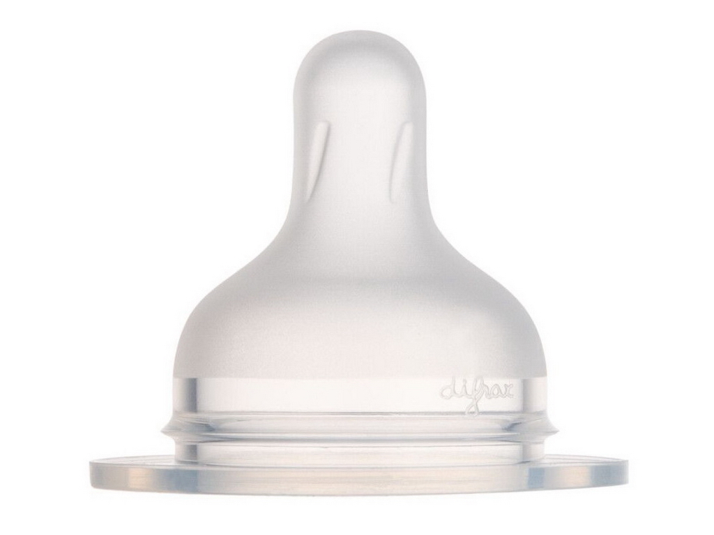 Соска силиконовая к бутылке S-Shape XL смешанная 2 шт. Canpol Babies 59/894