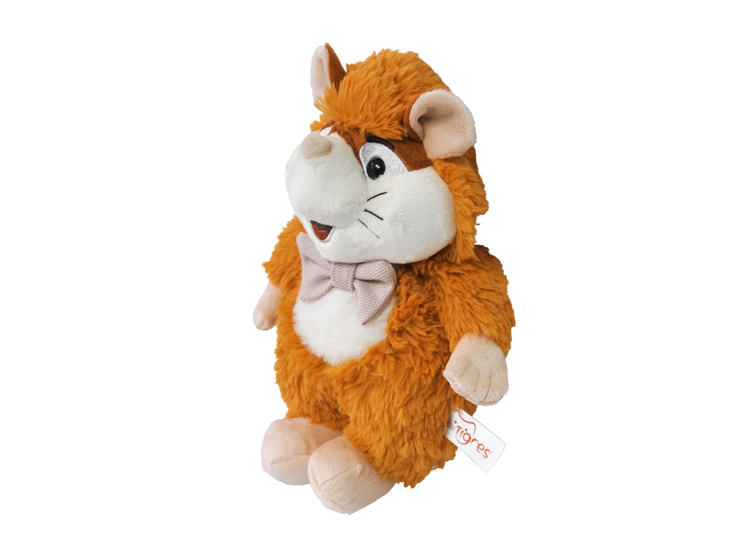 Мягкая игрушка Хомяк Хомич, текстильная игрушка с бантиком, Tigres