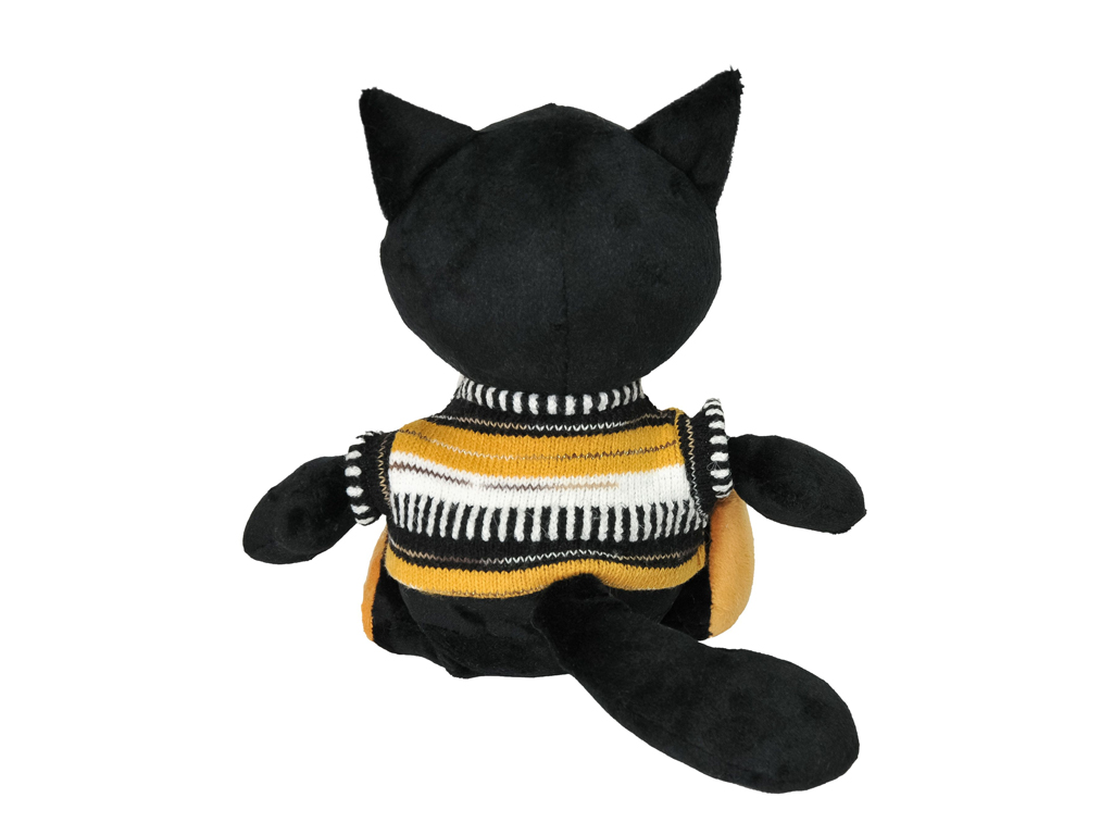 Мягкая игрушка Котик Блэки, в одежде, Tigres