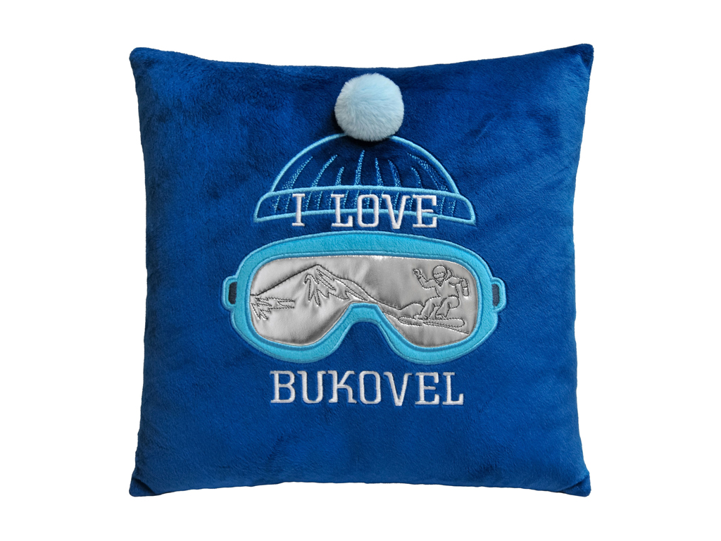 Подушка декоративная I Love Bukovel, мягкая, Tigres