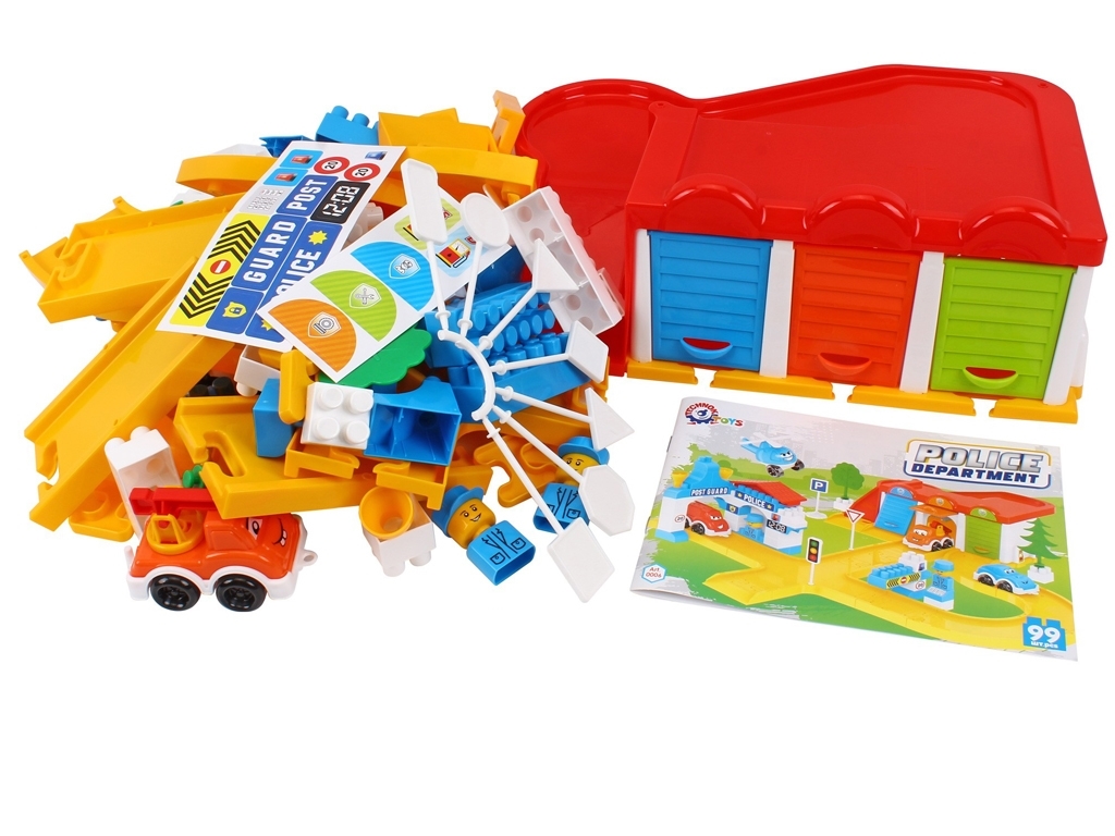 Игровой гараж полиция Police Department Технок 0006