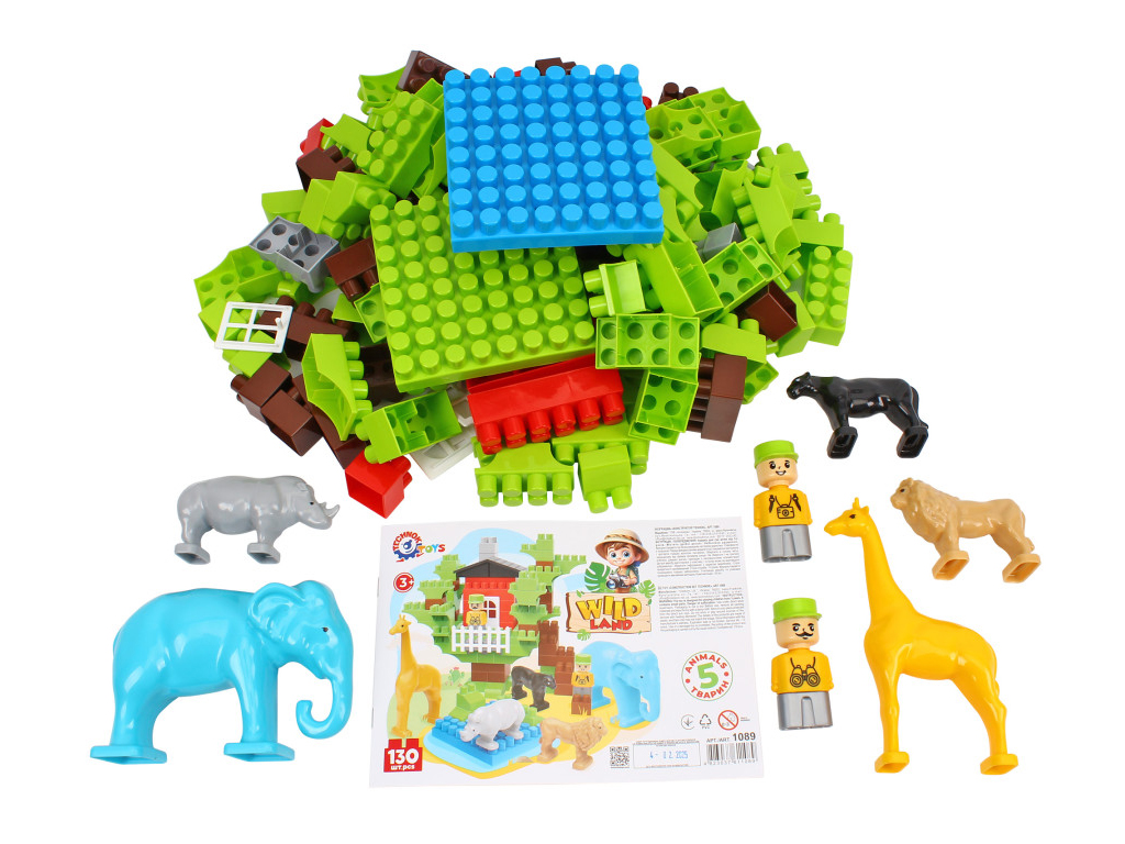 Конструктор Wild Land, 130 деталей, Технок
