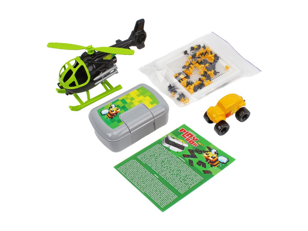 Набор игровой 5в1 Play Box, 33 см, с машинкой и мозаикой, Технок