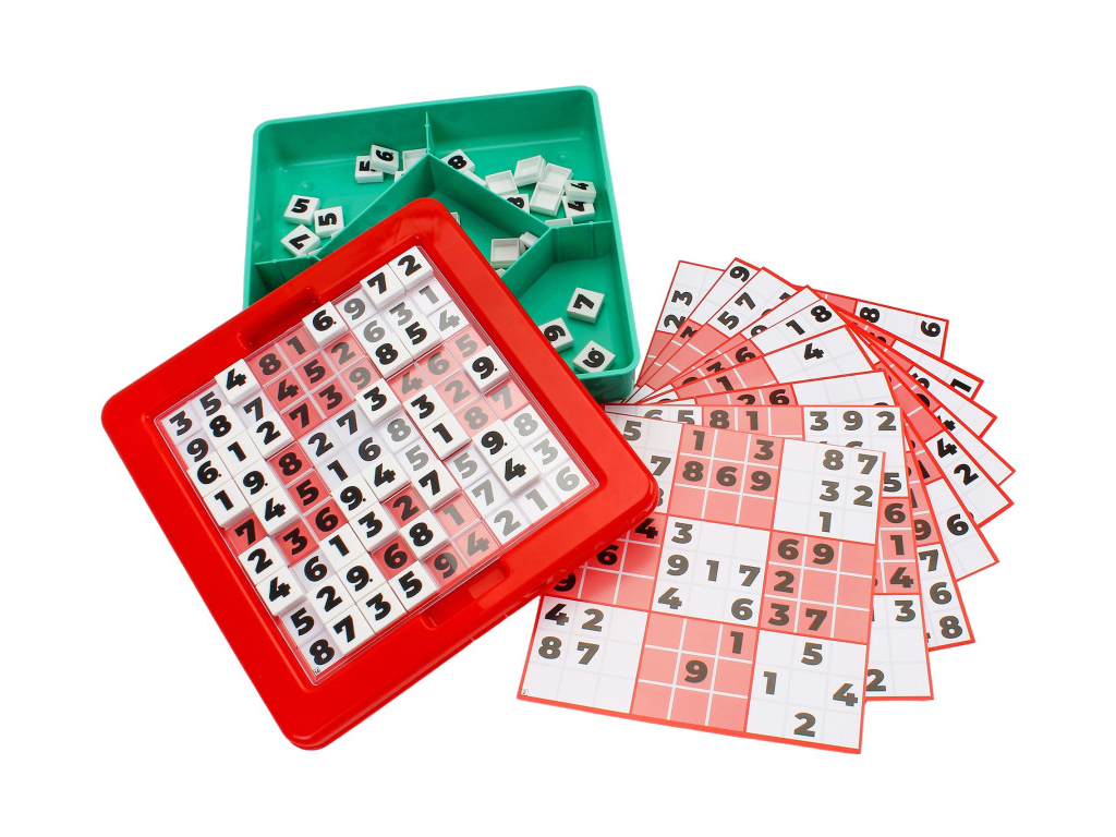 Игра настольная логическая Sudoku, 20×20 мм, с фишками и карточками, 2956, Технок