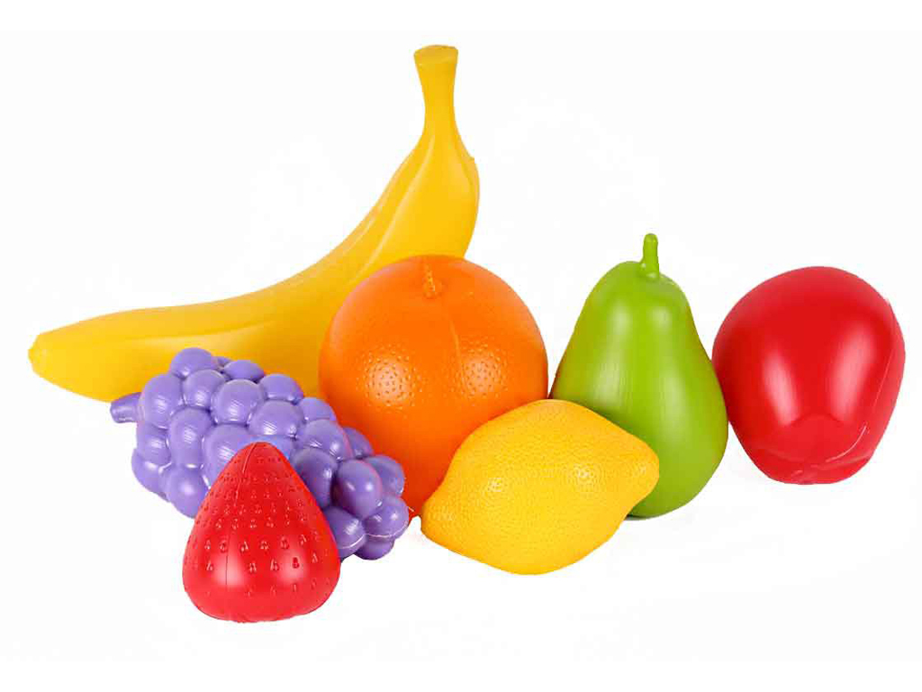 Набір фруктів 7 предметів у сітці. Технок 5309