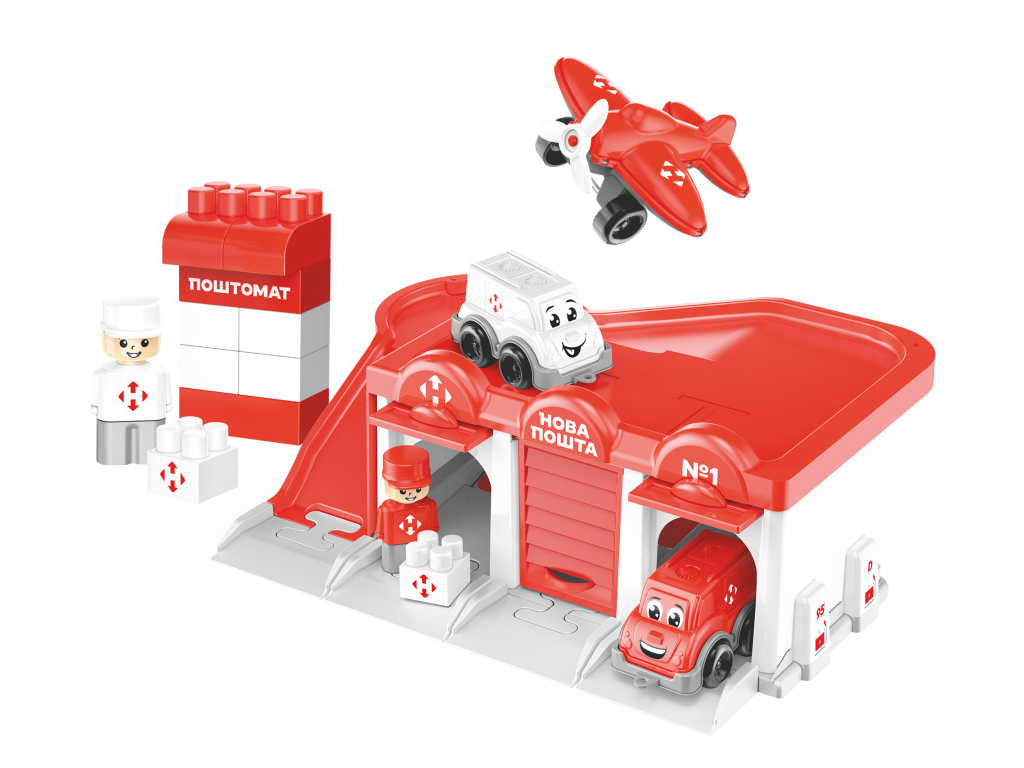 Игровой гараж Новая Почта Технок 8454