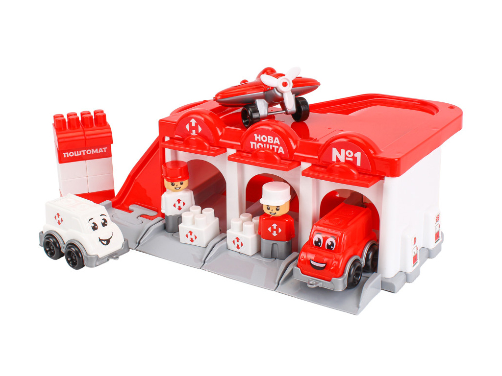 Игровой гараж Новая Почта Технок 8454