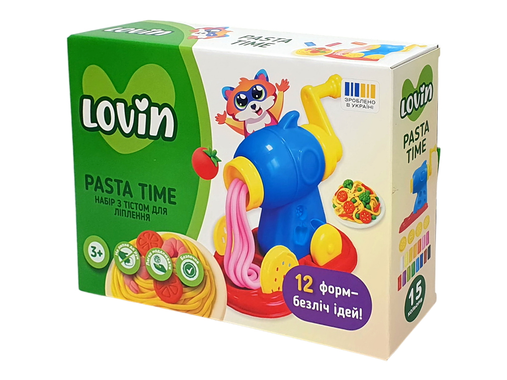 Набір тесту для ліплення Pasta Time. ТМ LOVIN'DO 41195